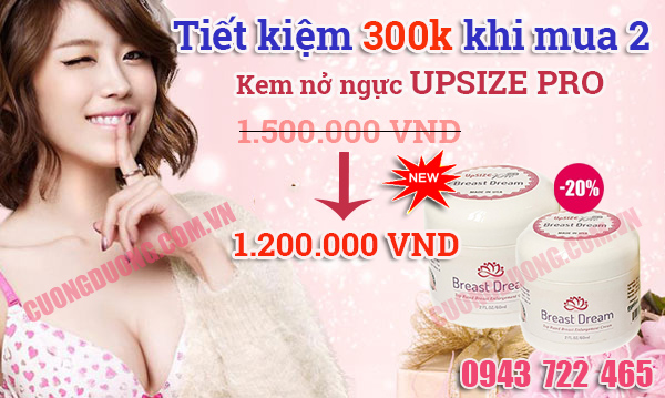 kem nở ngực UPSIZE